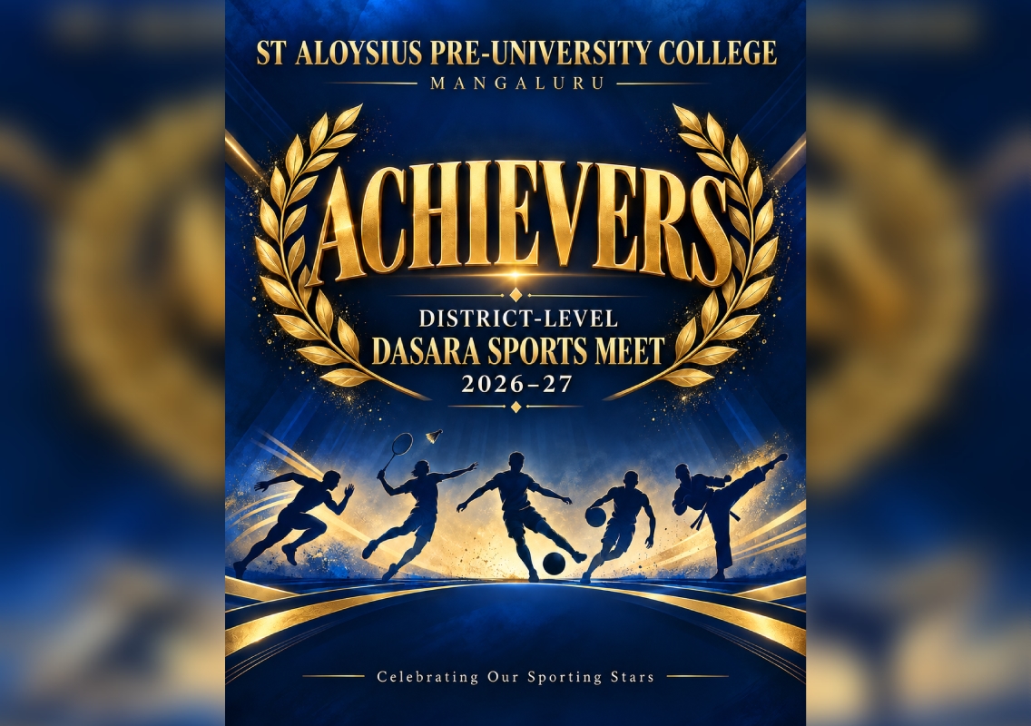 St Aloysius PU College Students Shine at Dasara Meet - News Karnataka