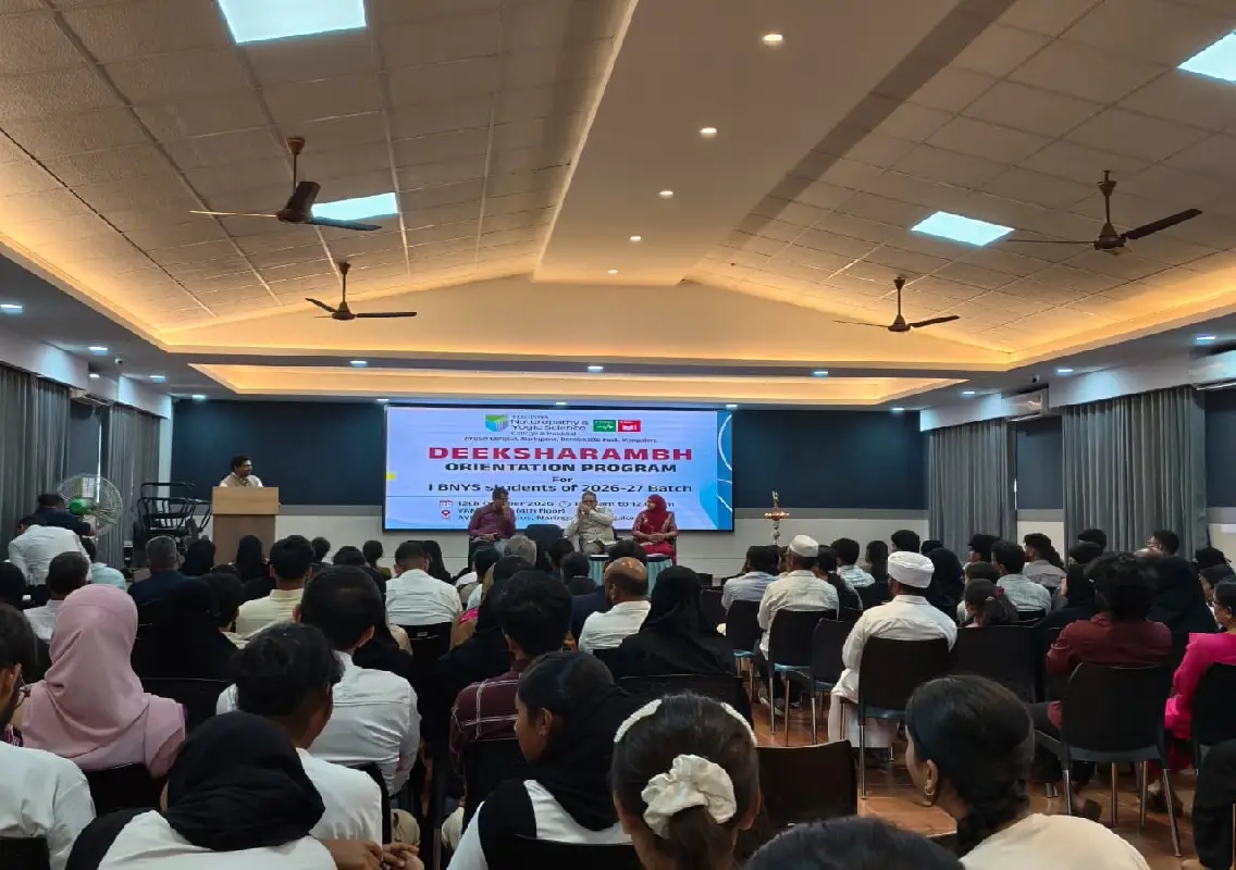Deeksharambha 2026 Welcomes First-Year BNYS Students at Yenepoya University - News Karnataka