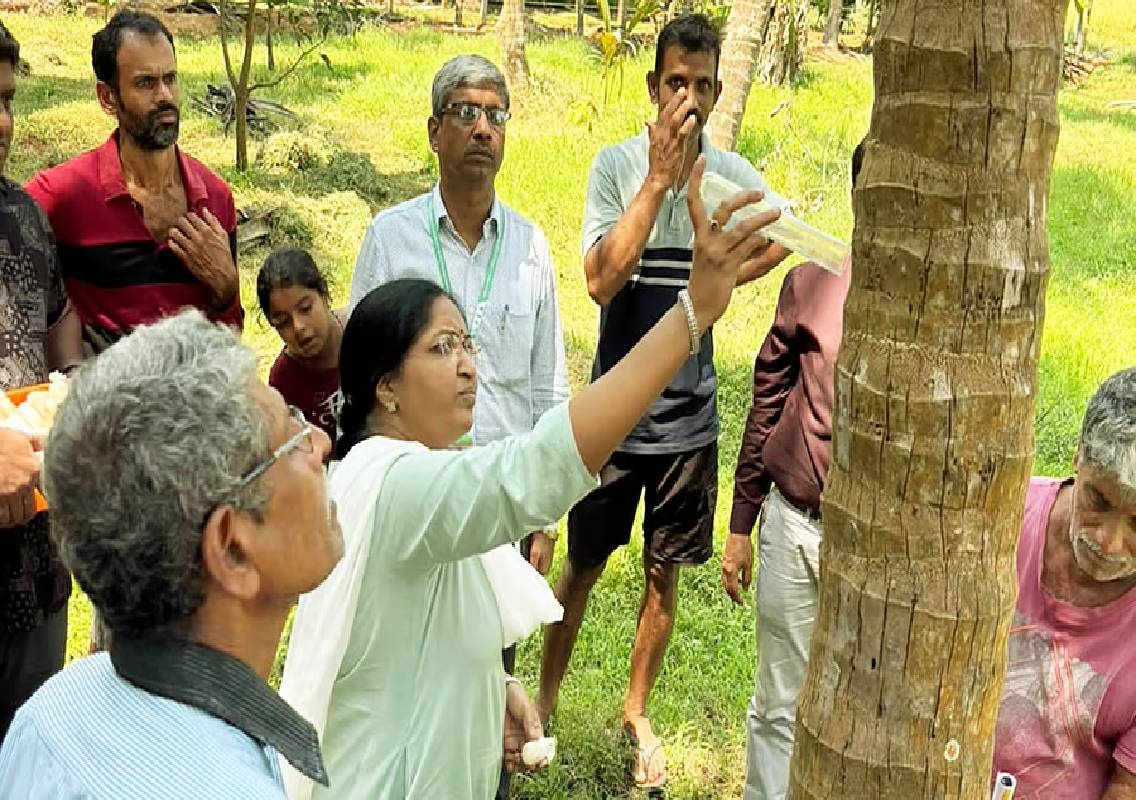 Udupi: ICAR-CPCRI Trains Farmers on Coconut Pest Control - News Karnataka