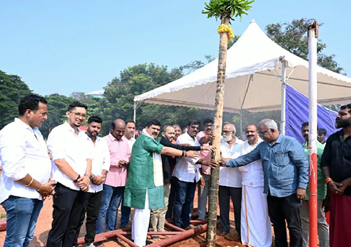 Kudla da Pili Parba 2026: Chappara muhurtha held at Nehru Maidan - News Karnataka