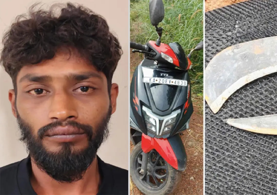 Man arrested with machete and knife on Manipal public road - News Karnataka