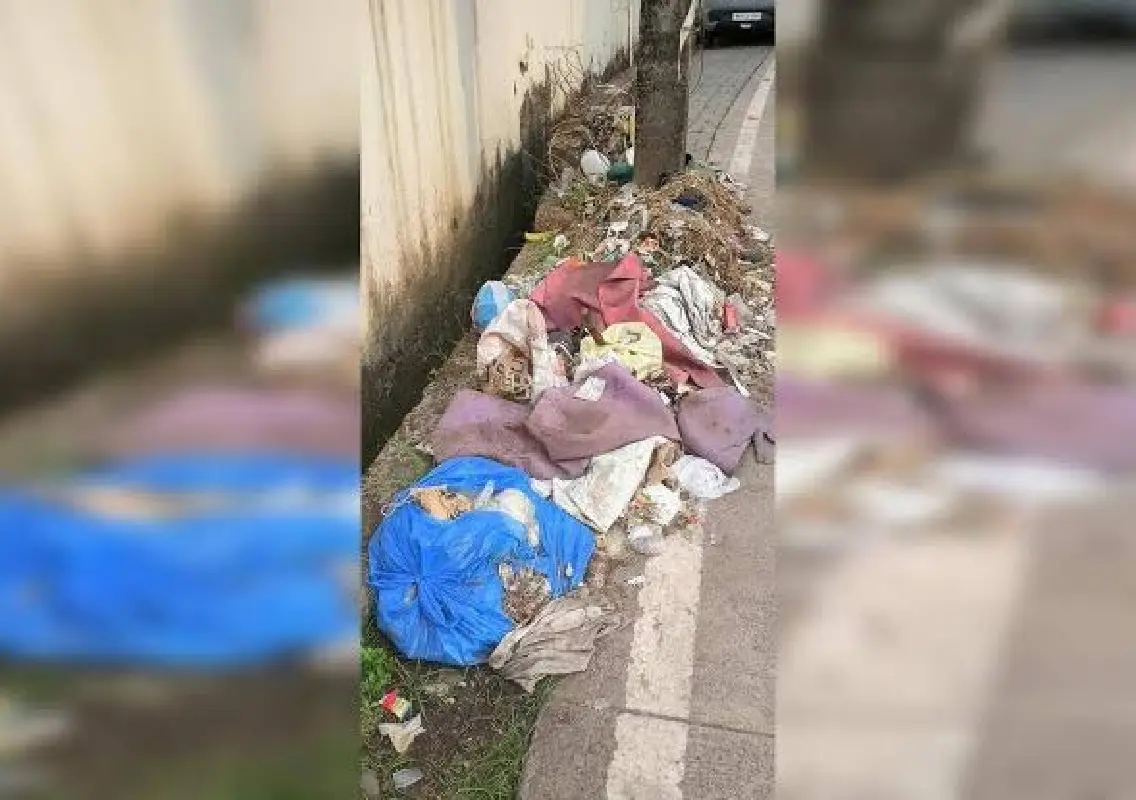 Mangaluru: Drain cleaning leaves garbage pile near Sharada Vidyalaya - News Karnataka