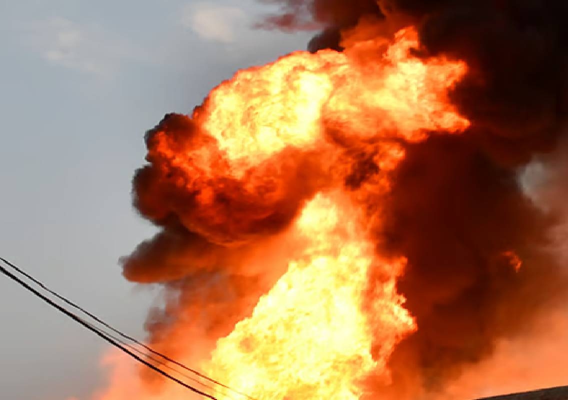 Fire breaks out at highway construction site in Moodbidri - News Karnataka