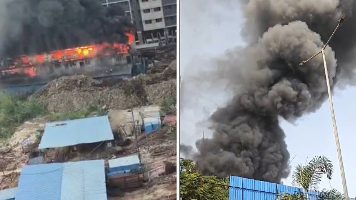Mulund fire: 7 gas cylinders explode at BMC site - News Karnataka