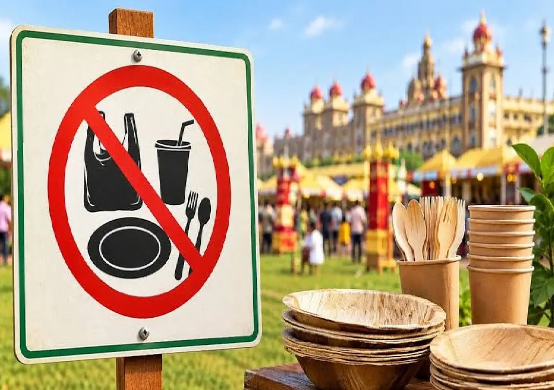 Mysuru Dasara 2026: MCC directs food stalls to go plastic-free - News Karnataka