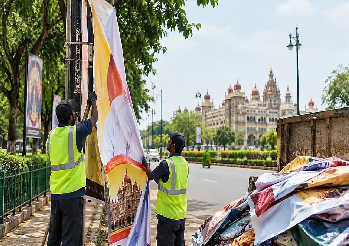 Mysuru to go flex-free ahead of Dasara 2026 - News Karnataka