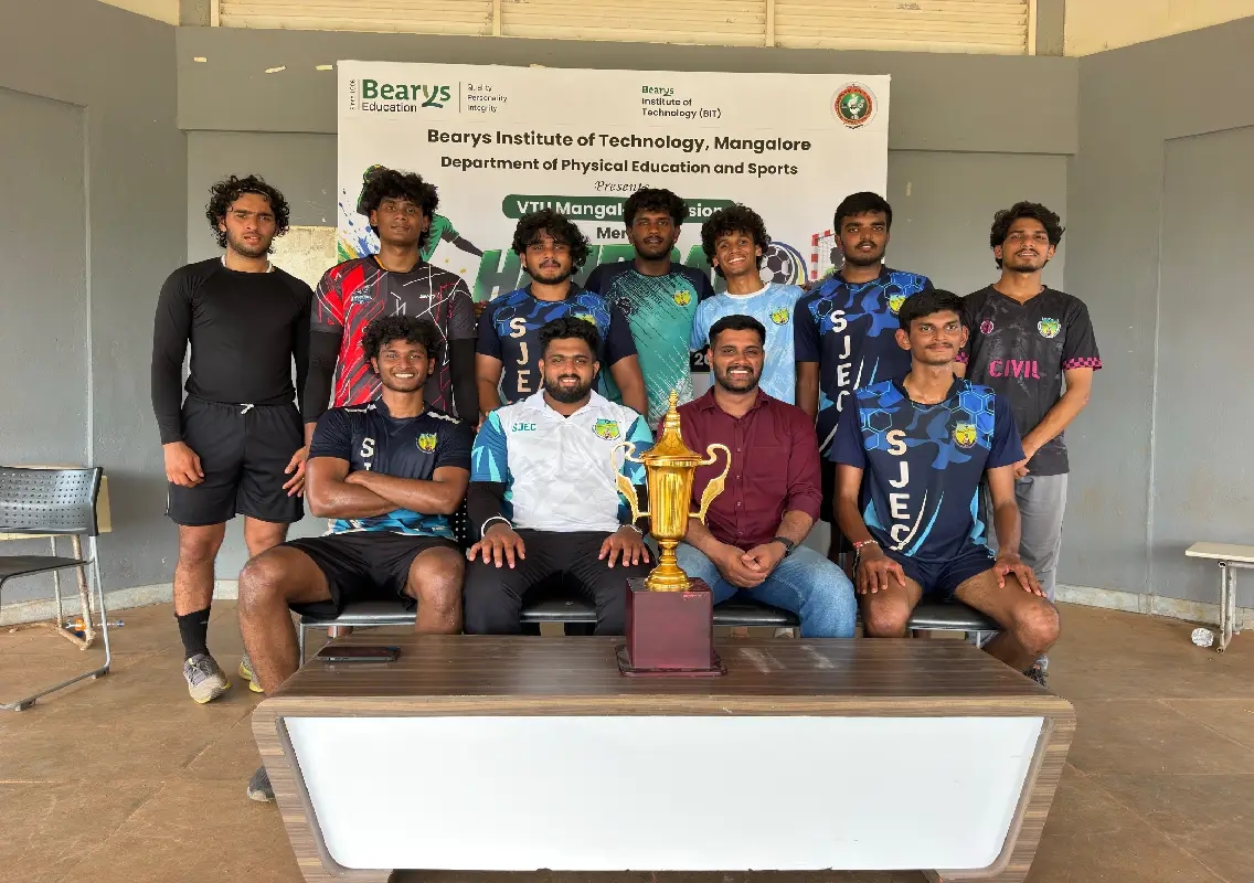 SJEC Mangaluru wins VTU Mangaluru Division handball tournament - News Karnataka