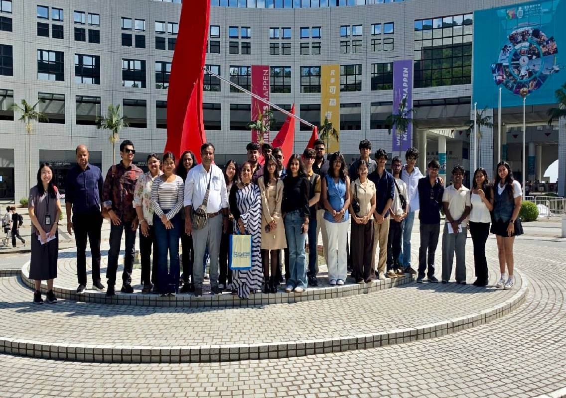 St Aloysius Students Visit HKUST and Cyberport in Hong Kong - News Karnataka