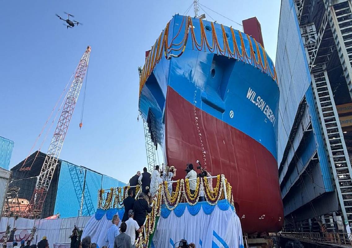 Udupi Shipyard Launches First Cargo Vessel for Norway - News Karnataka