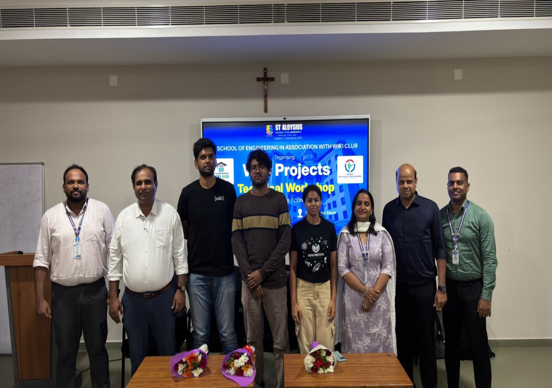 St Aloysius University Hosts Wiki Projects Workshop - News Karnataka