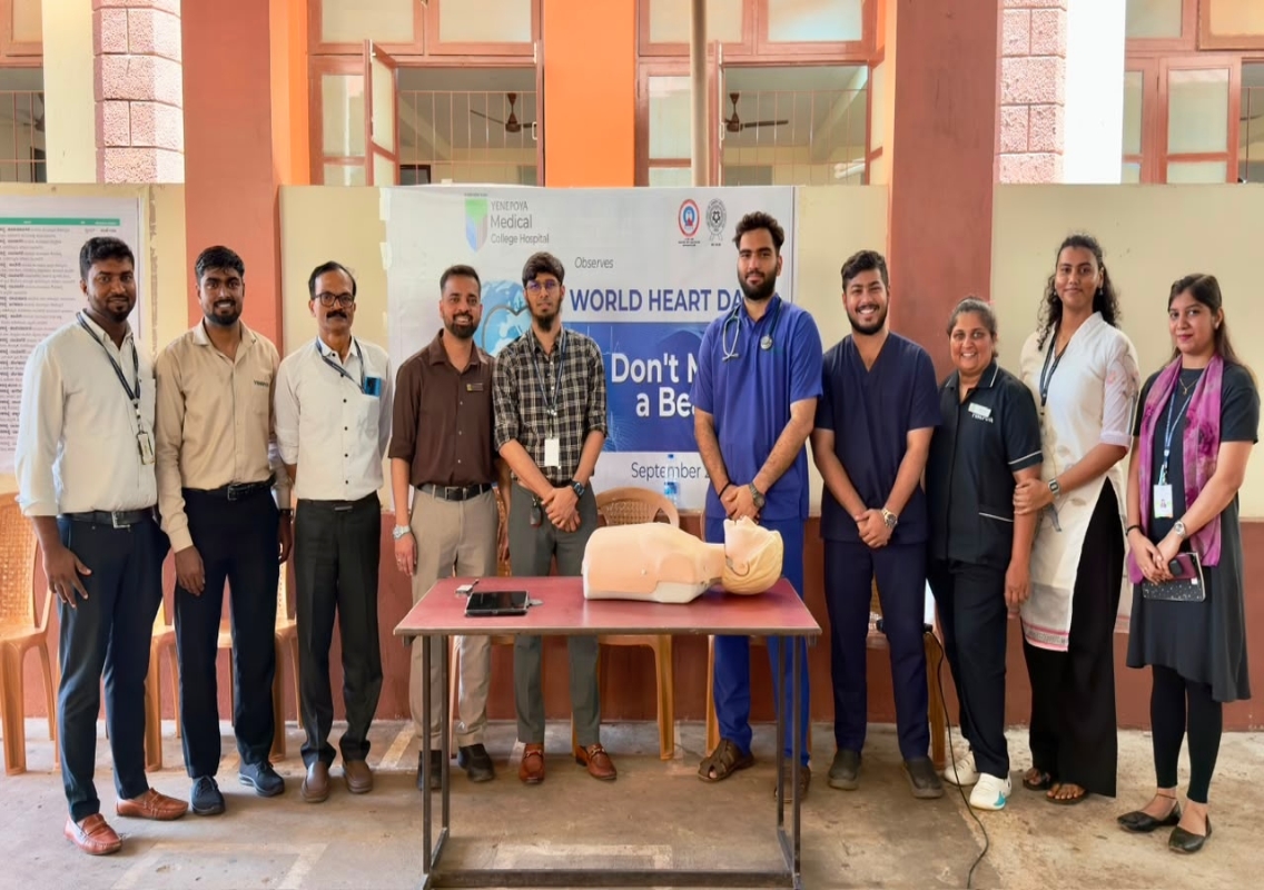 Yenepoya hospital holds heart health awareness programme - News Karnataka