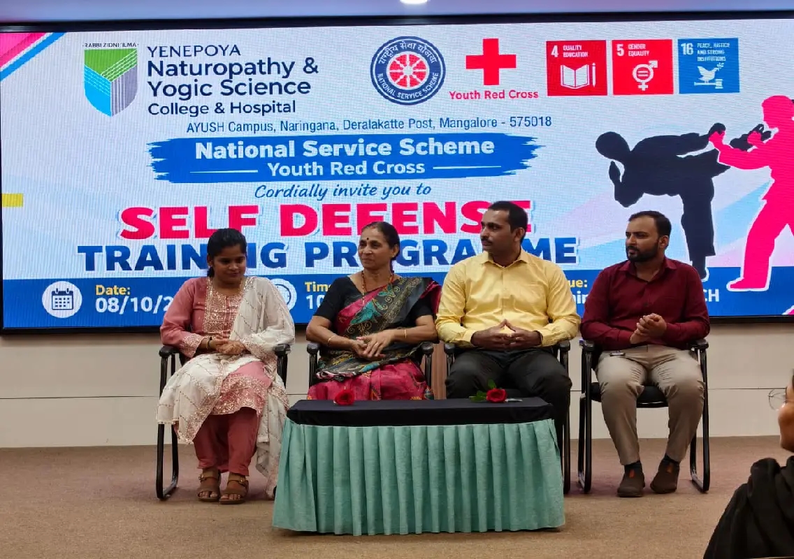 Yenepoya Naturopathy College Conducts Self-Defence Training for Students - News Karnataka