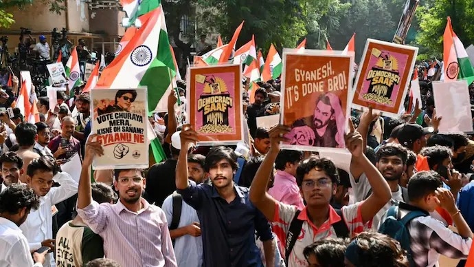 ‘Gyanu must go’: CJP protest at Mumbai’s Shivaji Park - News Karnataka
