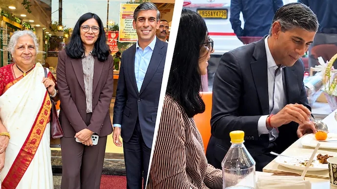 Rishi Sunak enjoys chaat at Bengali Sweet House - News Karnataka