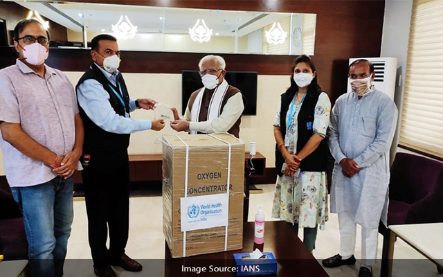 Who Gives 100 Oxygen Concentrators To Haryana