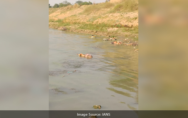 War Of Words Between Bjp And Cong Over Bodies Found In Mp River