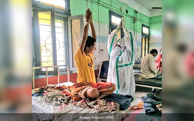Covid Patients Soldiers Cms Perform Yoga Across Northeast