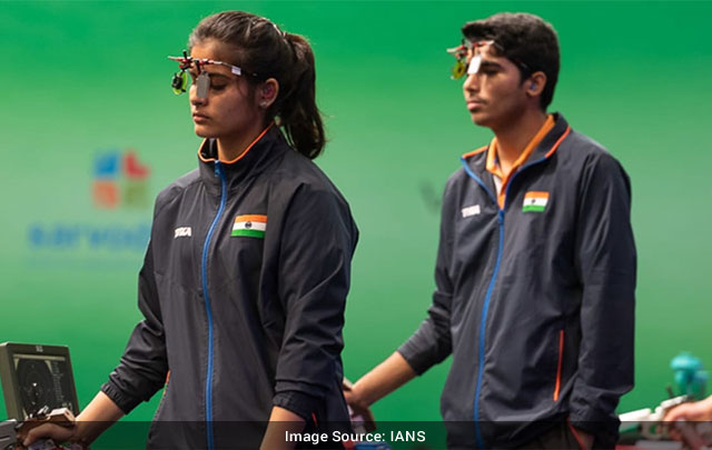 Heartbreak For India As Chaudharymanu Pair Finishes 7th In Air Pistol Mixed Team Main