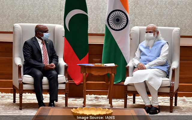 Elect Abdulla Shahid Meets Modi