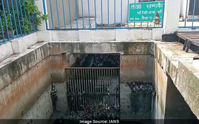 Entering Sewer Tank In Noida To Retrieve Cricket Ball