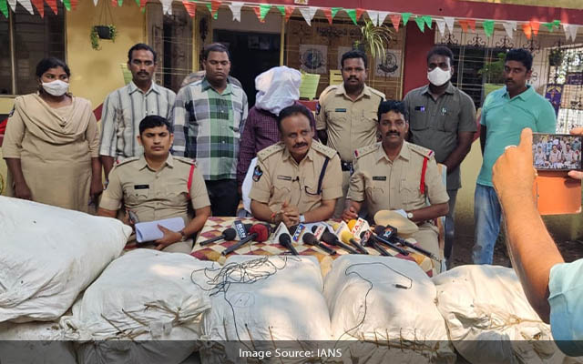 Andhra Police seize 620 kg marijuana on way to Maha arrest one