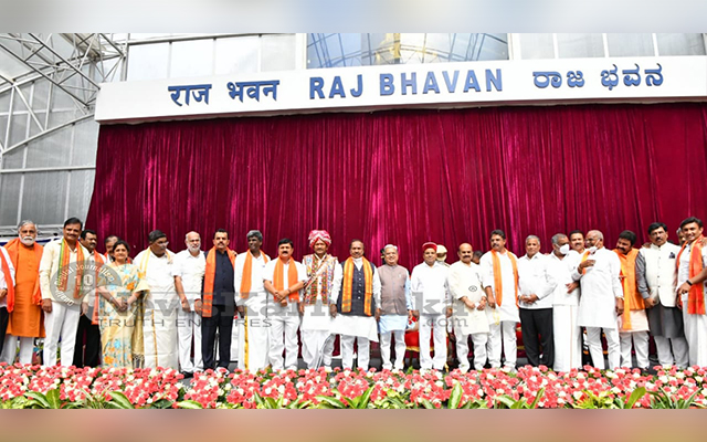 Cm Bommai Inducts 29 Ministers Into His Cabinet 1