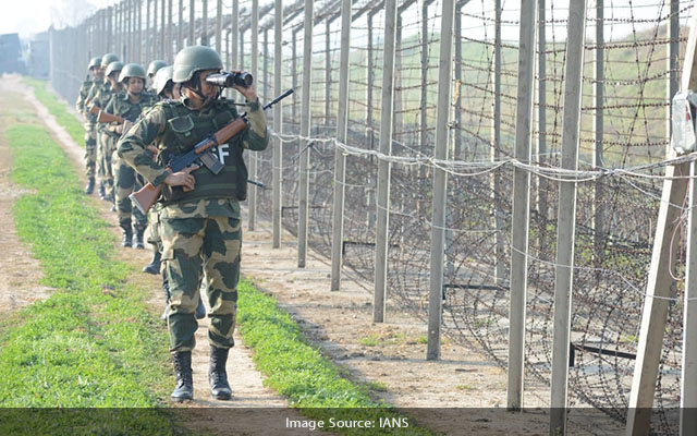 Flying object repulsed by BSF at Indo Pak border in Jammu