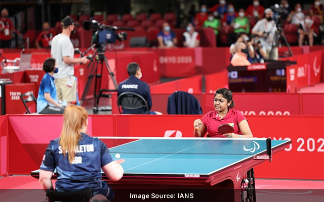 Paralympics Bhavina advances Sonal crashes out in table tennis