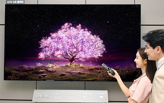 Samsung LG dominate global TV market in 2021 1st half MAIN