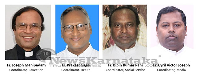 CCBI appoints Coordinators for  Education Health Social Service and Media Apostolates 