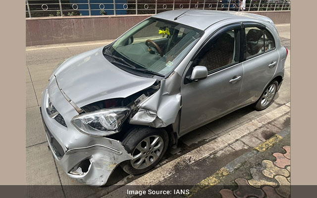 Prashant Bajaj injures shoulder as car hit by autorickshaw
