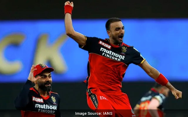 Spell by Maxwell Harshals hattrick power RCB to 54run win in IPL 2021