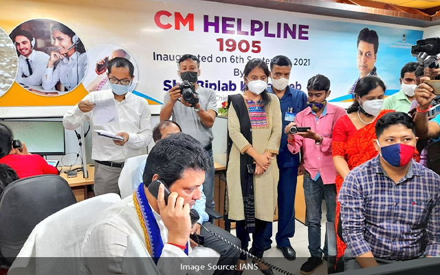 Tripura Govt Launches Helpline To Take Governance To People's Doorsteps