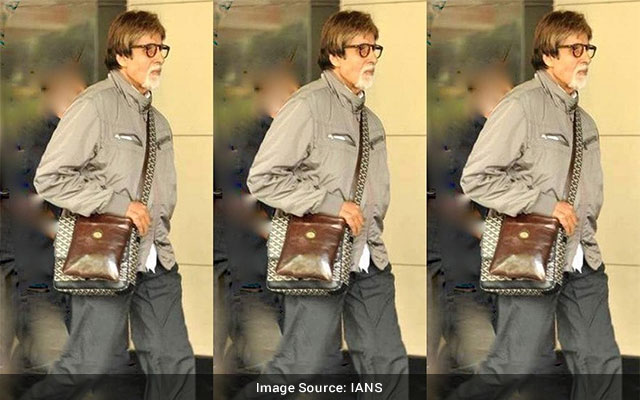 Amitabh Bachchan walks into 80th daughter Shweta corrects it to 79th