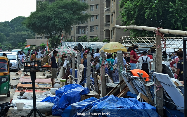 Gurugram Authorities Conduct Demolition Drive In Banjara Market