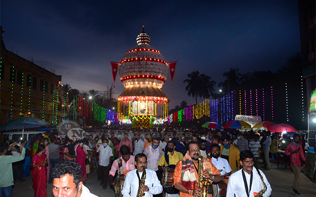 Mangaladevi Temple Rathotsav was held to mark Vijayadashami in Mangalur