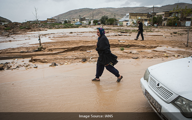 Tropical Storm Affects Daily Life In Iran