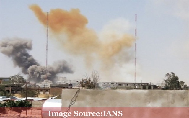 Airstrikes Against Positions Sanaa 19102021