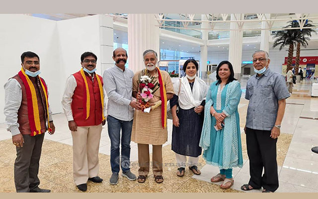002 Guests Arrive In Dubai For Karnataka Rajyotsava
