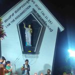 002 Icym And Ycs Of Alangar Hold Candlelight Rosary In Cemetery For Departed Souls