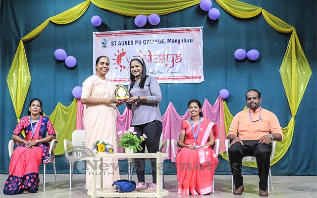 Abhaya Holds Health And Fitness Session At St Agnes Pu College