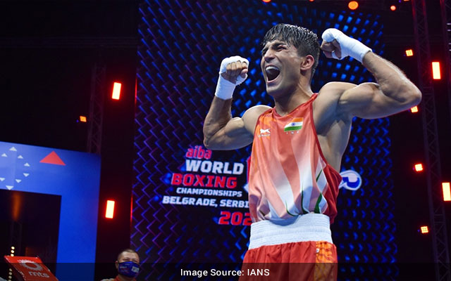 Akash stuns Yoel Finol confirms Indias first Mens World Boxing medal