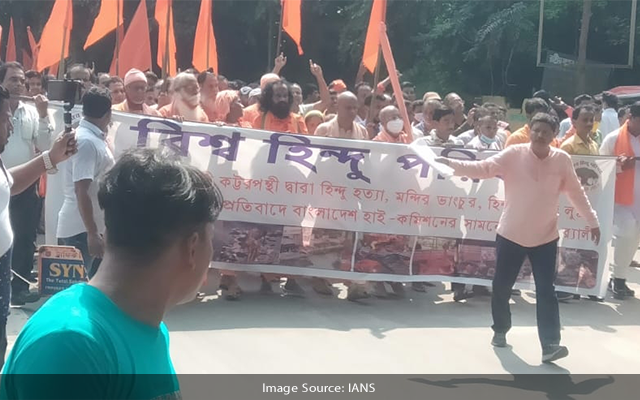 Attack On Buddhist Monastery In B'desh Triggers Protest In Tripura