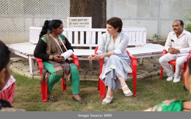 Congress General Secretary Priyanka Gandhi Vadra On Thursday Met Asha Workers