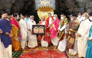 Karnataka Chief Minister Basavaraj Bommai on his visit to Tirupati Temple in Andhra Pradesh 5