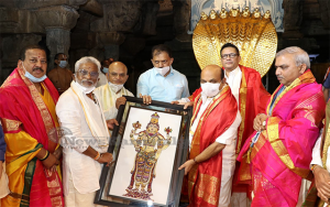 Karnataka Chief Minister Basavaraj Bommai on his visit to Tirupati Temple in Andhra Pradesh 7