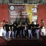 0038 Tulukoota Qatar Holds Throwball And Mixed Volleyball Chship Trophy 2021