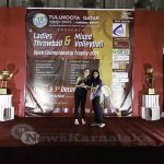 0042 Tulukoota Qatar Holds Throwball And Mixed Volleyball Chship Trophy 2021
