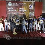 0045 Tulukoota Qatar Holds Throwball And Mixed Volleyball Chship Trophy 2021