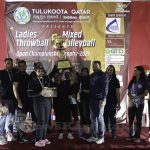 0050 Tulukoota Qatar Holds Throwball And Mixed Volleyball Chship Trophy 2021
